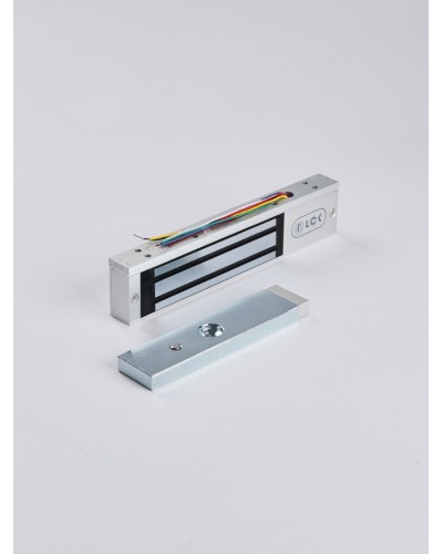 R-Lock RL-EM180-LSS - Электромагнитный замкок, 180кг, DC12/24B, цвет серебристый сатинированный алюминий RAL 7047, два датчика втроены в корпус замка: датчик Холла и магнито-контактный датчик в Тюмени Электромагнитные замки Pintop.ru