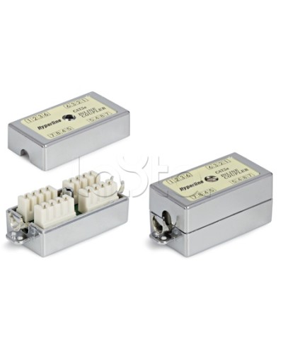 Проходной адаптер RJ-45 Hyperline CA-IDC-C5e-SH-F-WH в Тюмени Проходные адаптеры Pintop.ru