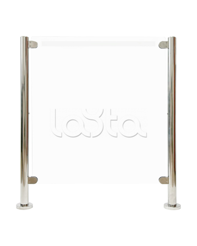 RUBEZH STRAZH Стойка вертикальная СВУ-1Н (стекл.) в Тюмени Ограждения Pintop.ru