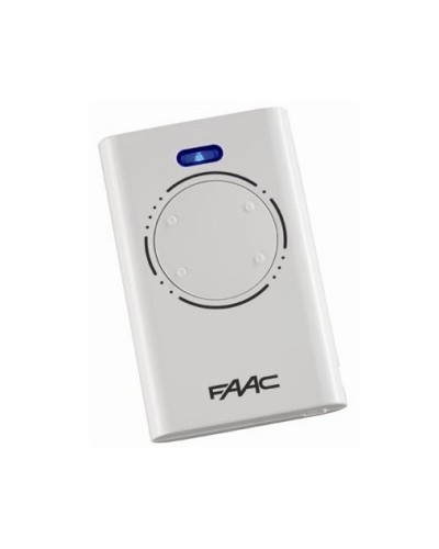 Брелок-передатчик 4-канальный Faac 787008 (белый) в Тюмени Устройства радиоуправления для шлагбаумов и автоматики Pintop.ru