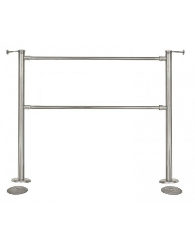 Стойка стационарная Ростов-Дон ОБ1/2-1 у (Хром) в Тюмени Ограждения Pintop.ru