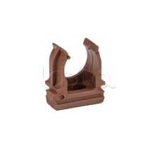 Крепеж-клипса d20 мм (10 шт) темное дерево EKF-Plast (derj-z-20d)