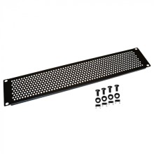 19" вентиляционная фальш-панель 2U, черная LANMASTER (LAN-DC-VNP-2U)