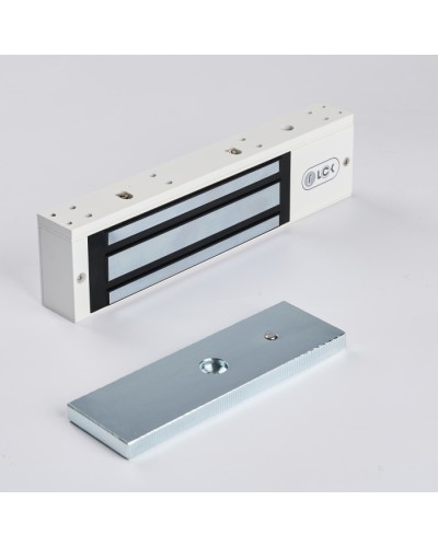 R-Lock RL-EM350-L0W - Электромагнитный замкок, 350кг, DC12/24B, цвет белый, RAL9016(белый) в Тюмени Электромагнитные замки Pintop.ru