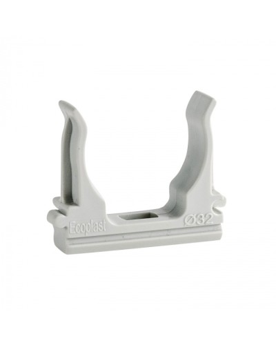 CF32G Держатель (клипса), без галогена, для труб D32мм (10шт) Экопласт (41732-10HF) в Тюмени Держатели, клипсы, скобы Pintop.ru