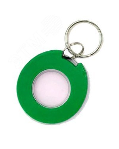 IronLogic IL-08MGT, 1K,с кольцом, зелёный с прозрачной серединой в Тюмени Оптовые идентификаторы Pintop.ru