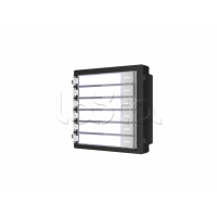 Модуль на 6 абонентов с подсветкой Hikvision DS-KD-KK