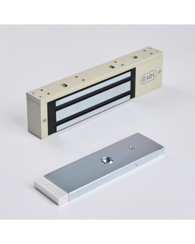 R-Lock RL-EM500-LSG - Электромагнитный замкок, 500кг, DC12/24B, цвет серый, RAL7032 (галечный серый), два датчика втроены в корпус замка: датчик Холла и магнито-контактный датчик в Тюмени Электромагнитные замки Pintop.ru