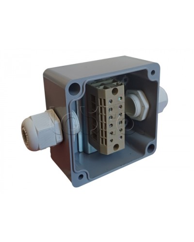 Коробка пылевлагонепроницаемая клеммная G366 А К 10 мм2 АЯКС IP66/IP65, 82x80x55 Магнито-контакт в Тюмени Распределительные коробки Pintop.ru