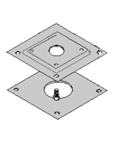 Монтажное основание CLM CLM-N CSS CSS-N DOC-L DOC-LN Came 119RIR001 в Тюмени Запчасти для шлагбаумов и автоматики Pintop.ru