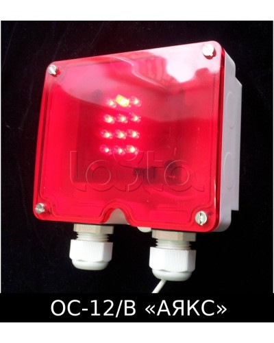Оповещатель световой взрывозащищенный ОС-12/В Аякс Магнито-Контакт в Тюмени Оповещатели Ex Pintop.ru