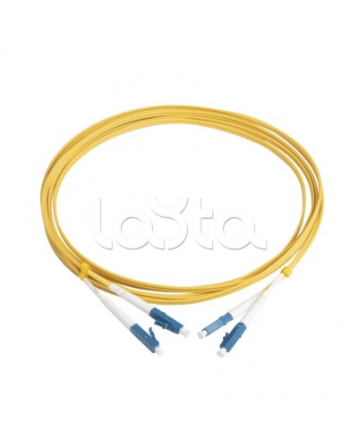 Патч-корд волоконно-оптический Hyperline FC-D2-9-LC/UR-LC/UR-H-3M-LSZH-YL в Тюмени Патч-корды оптические Pintop.ru