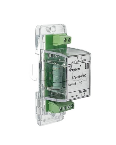 Устройство защиты от импульсных перенапряжений Forteza Блок БГр-24-VAC в Тюмени Устройства защиты операционных процессоров (ОПС) Pintop.ru