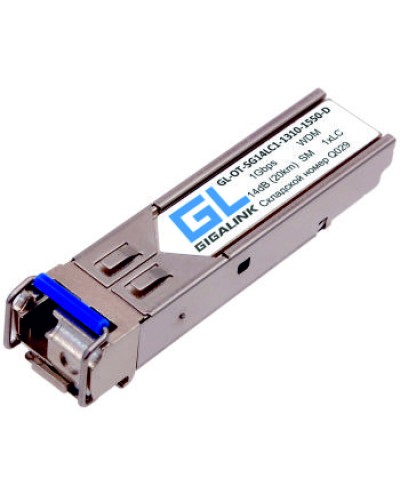 Модуль SFP Gigalink GL-OT-SG14LC1-1550-1310-I-D в Тюмени Модули SFP/XFP/GBIC Pintop.ru