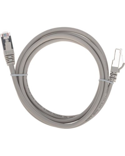 Патч-корд F/UTP, CAT 5e, RJ45-RJ45, 26AWG, LSZH, серый, 1,5м REXANT 02-0110-105 в Тюмени Патчкорды (медные) Pintop.ru