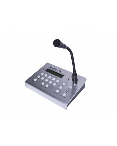 Консоль микрофонная удалённая многозонная Тромбон УК в Тюмени Система оповещения и трансляции Pintop.ru