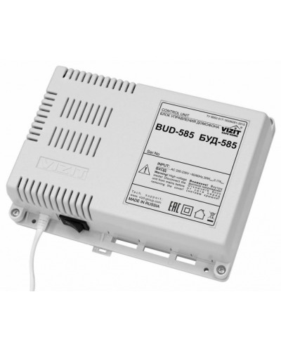 Блок управления и питания периметрового домофона VIZIT БУД-585 в Тюмени Блоки управления многоабонентные Pintop.ru