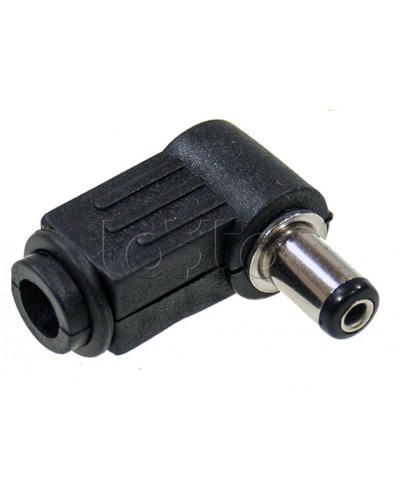 Разъем питания штекер 2.1х5.5x10мм угловой (50шт/уп) REXANT 14-0312 в Тюмени Коннекторы Pintop.ru