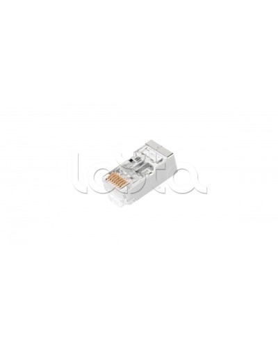 Коннектор NIKOMAX RJ45/8P8C под витую пару, Кат.5е (Класс D), уп-ка 100шт. (NMC-RJ88RZ50SD1-PT-100) в Тюмени Коннекторы и разъемы Pintop.ru