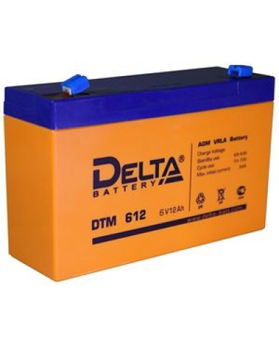 Аккумулятор свинцово-кислотный Delta DTM 612 в Тюмени Электротехническое оборудование Pintop.ru