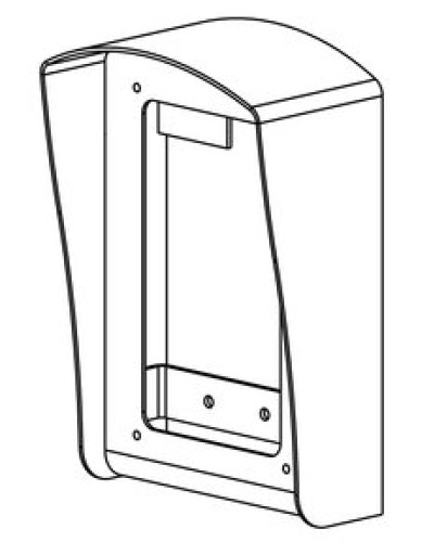Комплект монтажный для блоков вызова БВД-406х, БВД-407х Vizit MKF-406 в Тюмени Аксессуары для многоабонентных систем Pintop.ru