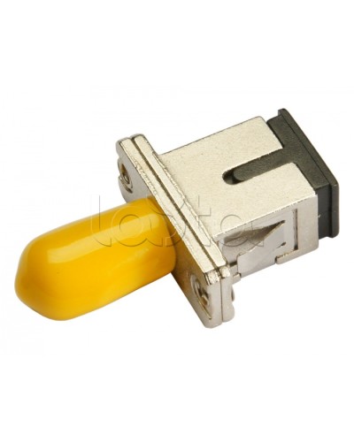 Соединитель проходной ST-SC, SM(для одномодового кабеля), simplex Cabeus ST-SC-SM в Тюмени Проходные адаптеры и розетки оптические Pintop.ru