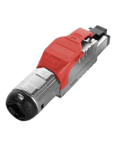 Разъем полевой оконцовки RJ-45 Hyperline (PLUE-8P8C-S-C6A-SH-RD) в Тюмени Коннекторы Pintop.ru