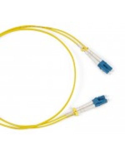 Патч-корд волоконно-оптический SM 9/125 (OS2), LC/UPC-LC/UPC, duplex, LSZH, 1 м Hyperline FC-D2-9-LC/UR-LC/UR-H-1M-LSZH-YL (FC-9-LC-LC-UPC-1M) в Тюмени Патч-корды оптические Pintop.ru
