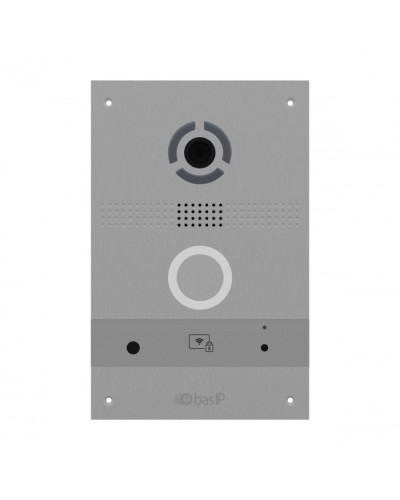 Панель вызывная индивидуальная BAS-IP AV-08FB SILVER в Тюмени Вызывные видеопанели малоабонентные Pintop.ru