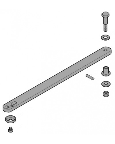 Рычаг прямой с креплением F7024N Came 119RID292 в Тюмени Запчасти для шлагбаумов и автоматики Pintop.ru