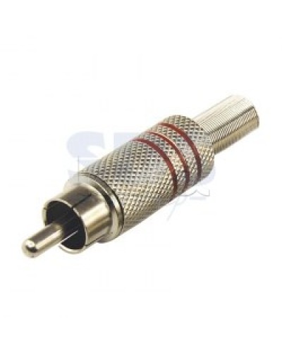 Разъем штекер RCA Металл под винт ZN Черные/Красные (100шт/уп) PROCONNECT 14-0410-4 в Тюмени Коннекторы Pintop.ru