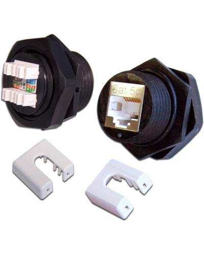 Индустриальный модуль Keystone, RJ45, cat.5e, STP, 180 градусов, IP68 LANMASTER (LAN-OK45S5E/180-WP) в Тюмени Коммутационные изделия Pintop.ru