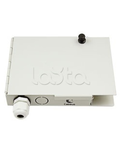 Бокс оптический настенный 19 на 4 SC/LC порта Cabeus JJT-4-SC в Тюмени Кросс оптический Pintop.ru