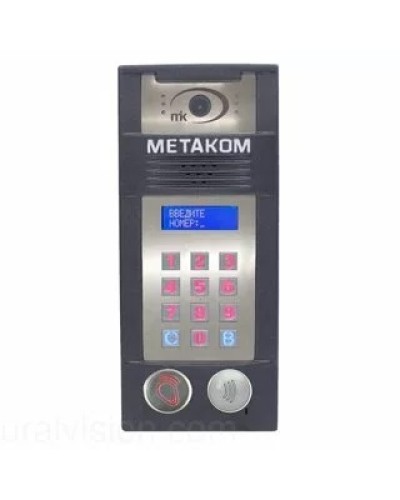 Многоабонентый антивандальный блок вызова со встроенной гибридной видеокамерой Метаком MК2018-MFCGVH в Тюмени Блоки вызова многоабонентные Pintop.ru