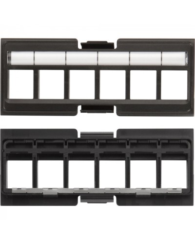 Вставка под кейстоны в модульную панель, экранированная, 6 портов, без шторок LANMASTER LAN-FRM-IN-6OK-SXX в Тюмени Коммутационные изделия Pintop.ru