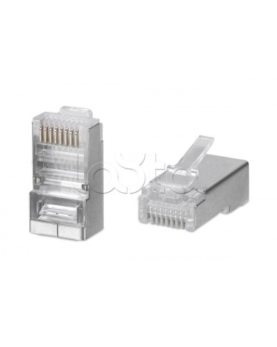 Коннектор RJ-45 Cabeus (8P8C-SH-FC) в Тюмени Коннекторы и разъемы Pintop.ru