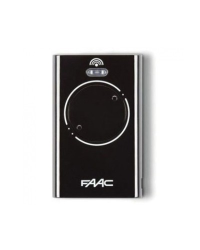 Брелок-передатчик 2-канальный Faac 7870091 (черный) в Тюмени Устройства радиоуправления для шлагбаумов и автоматики Pintop.ru