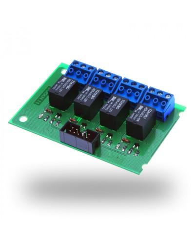 Расширитель релейный Parsec NMO-04 в Тюмени Сетевая СКУД Parsec Pintop.ru