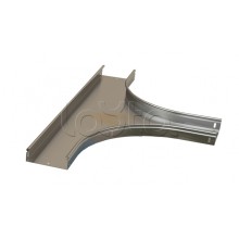 Ответвитель Т-образный горизонтальный плавный Hyperline RST-TTS-150-80-0,8-R100-SZ