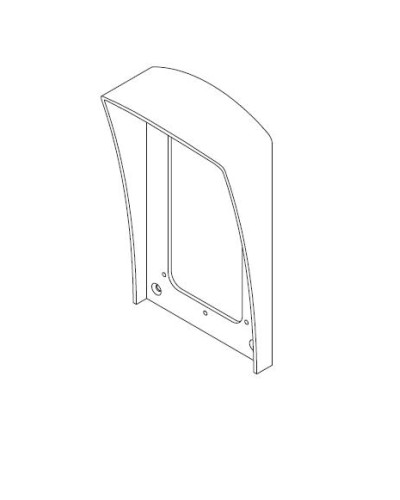 Комплект монтажный для блоков вызова БВД-406х, БВД-407х, БВД-408х Vizit МК-406 в Тюмени Аксессуары для многоабонентных систем Pintop.ru