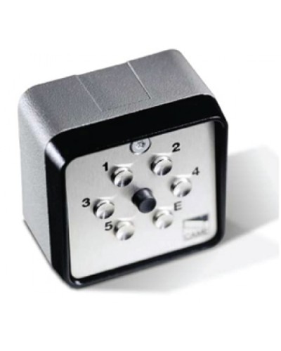 Клавиатура кодонаборная 7-кнопочная, накладная, радиоканальная Came 001S9000 в Тюмени Запчасти для шлагбаумов и автоматики Pintop.ru