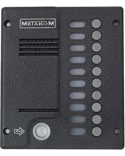 Блок вызова домофона Метаком MК10.2-TM4EVN в Тюмени Вызывные видеопанели малоабонентные Pintop.ru