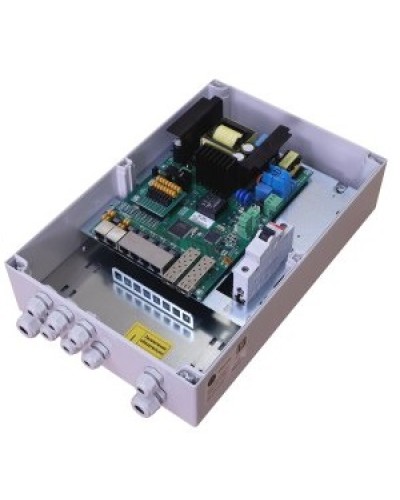 PoE-коммутатор 8-портовый, управляемый уличный TFortis PSW-2G6F+ в Тюмени Коммутаторы Pintop.ru