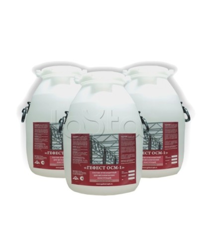 Cостав огнезащитный для металлических конструкций Гефест ОСМ-1 в Тюмени Огнезащитные краски Pintop.ru