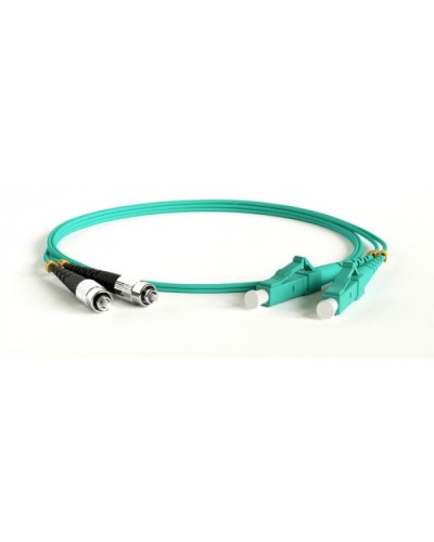 Патч-корд волоконно-оптический Hyperline FC-D2-503-SC/PR-ST/PR-H-1M-LSZH-AQ в Тюмени Патч-корды оптические Pintop.ru