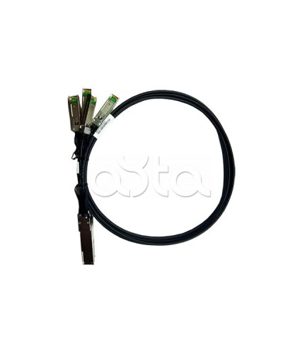 Твинаксиальный пассивный 40G QSFP+ кабель D-Link DEM-CB100QXS-4XS/C1A в Тюмени Модули SFP/XFP/GBIC Pintop.ru