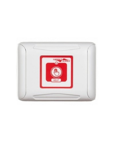 Влагозащищенная радиокнопка вызова Hostcall MP-411W2 в Тюмени Система оповещения и трансляции Hostcall Pintop.ru