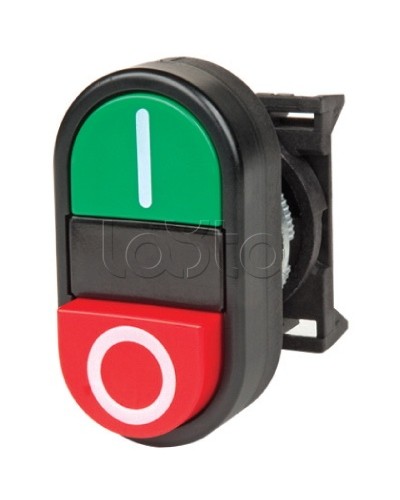 Кнопка двойная выпуклая с линзой для подсветки DKC ABFL в Тюмени Кнопки выхода Pintop.ru