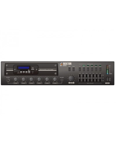 Микшер-усилитель 600 Вт ROXTON MX-600 в Тюмени Система оповещения и трансляции Roxton Pintop.ru