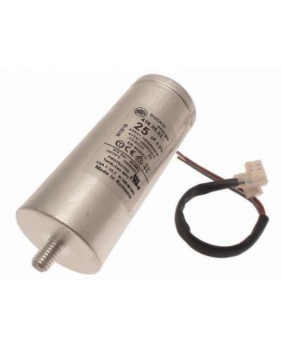 Конденсатор 25 мкФ с гибк. выводами и болтом Came 119RIR297 в Тюмени Запчасти для шлагбаумов и автоматики Pintop.ru